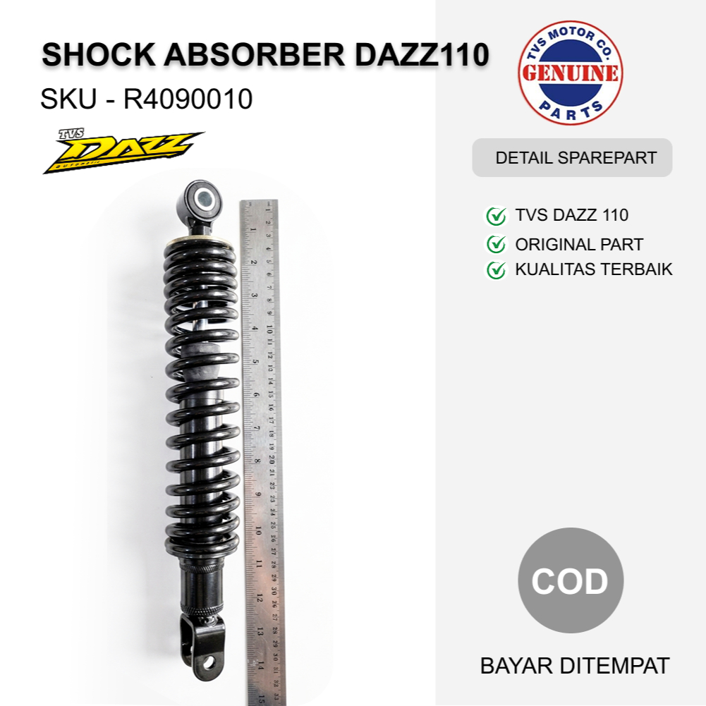 TVS DAZZ - SHOCK ABSORBER ORIGINAL DAZZ 110 Code R4090010