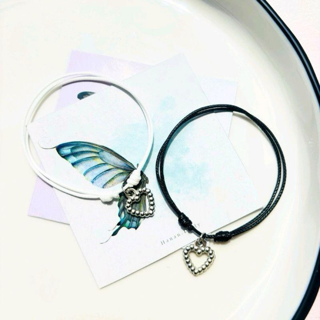 (2pcs/sepasang) Gelang Couple Love / Gelang persahabatan