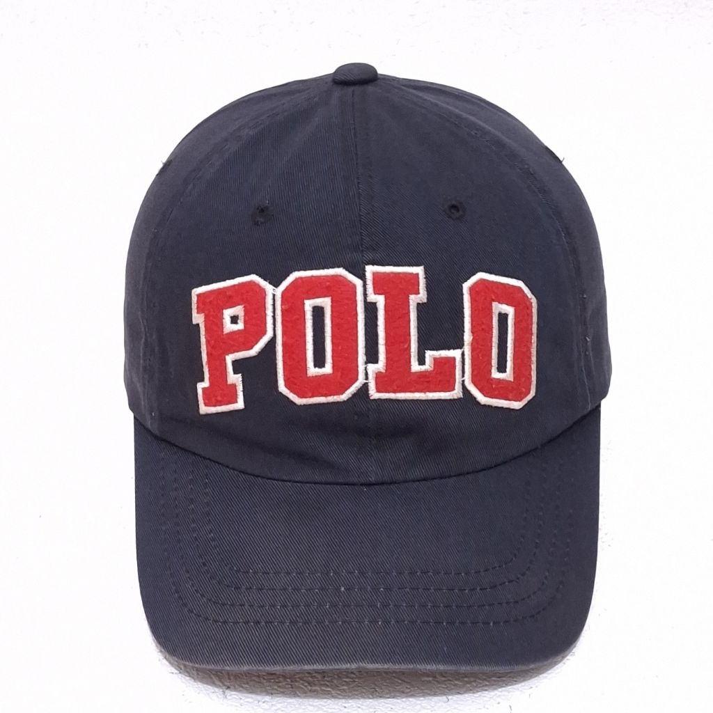 Topi POLO Script Logo Cap Preloved Original 025