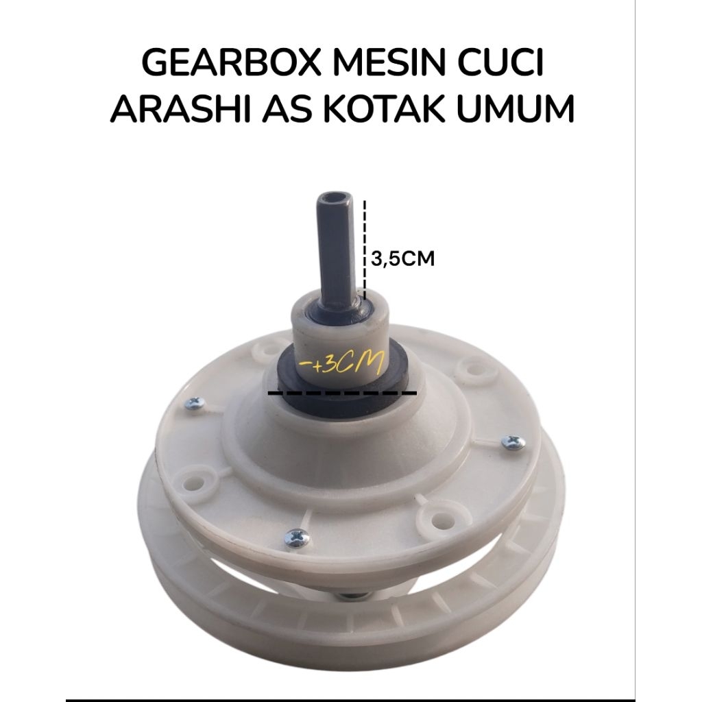 Gearbox Mesin Cuci Arashi As Kotak
