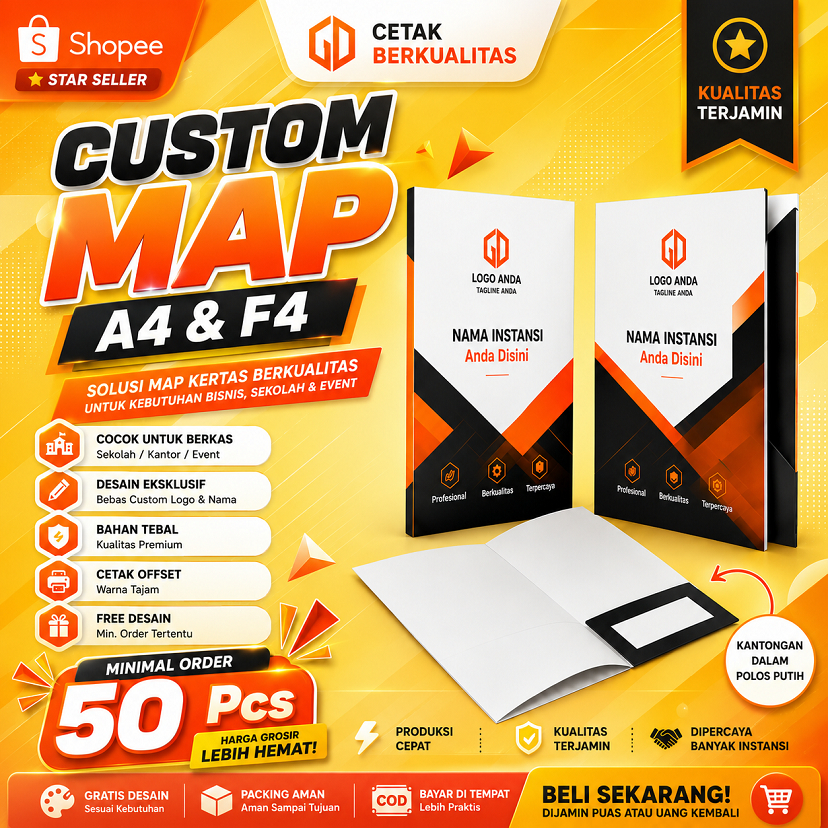 Map Folder Custom A4 | F4