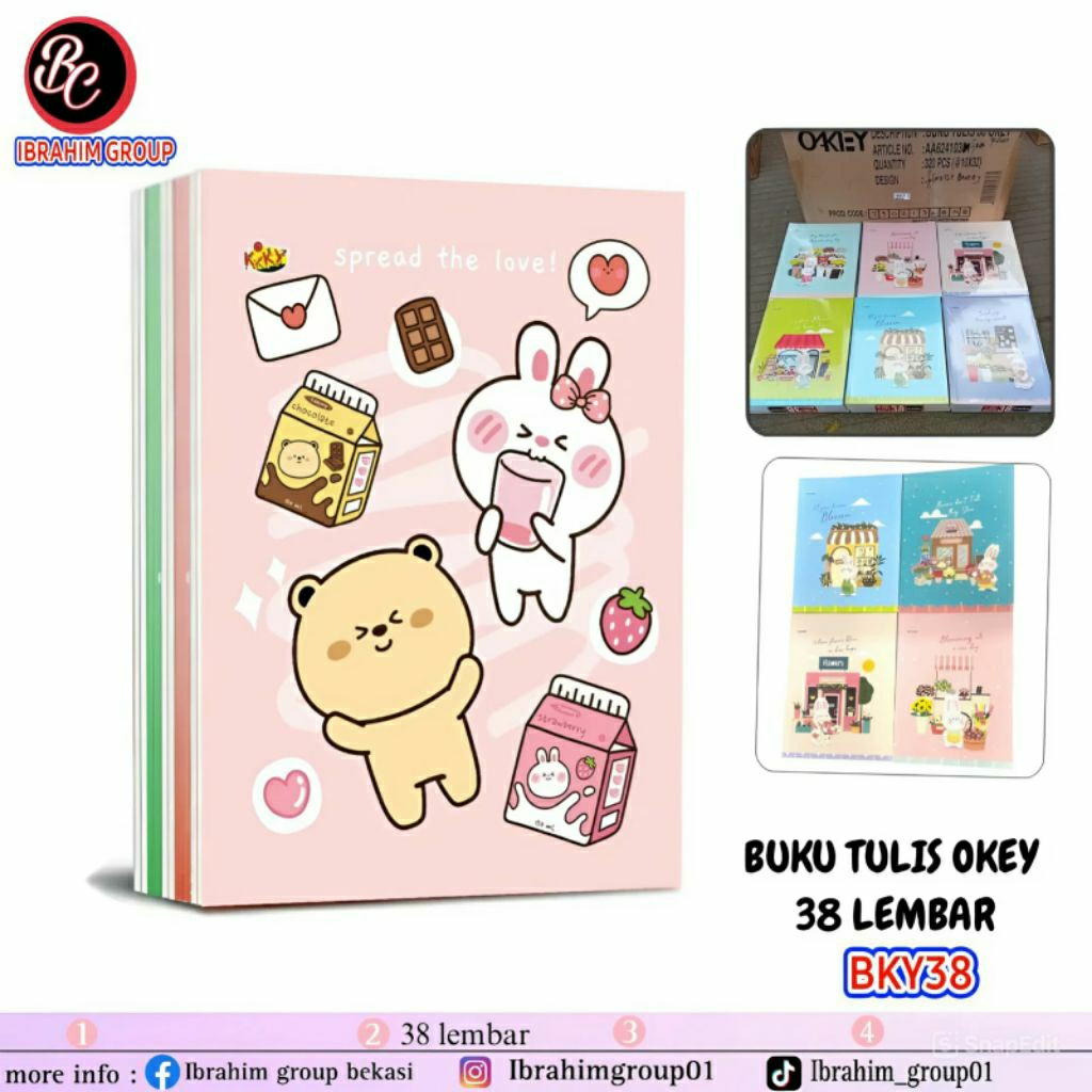 BUKU TULIS OKEY 38 lembar