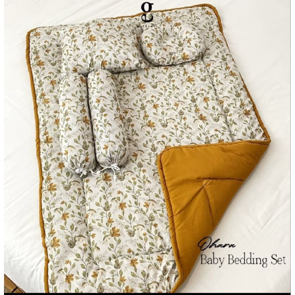 bedcover bayi set goldenik motif ohara