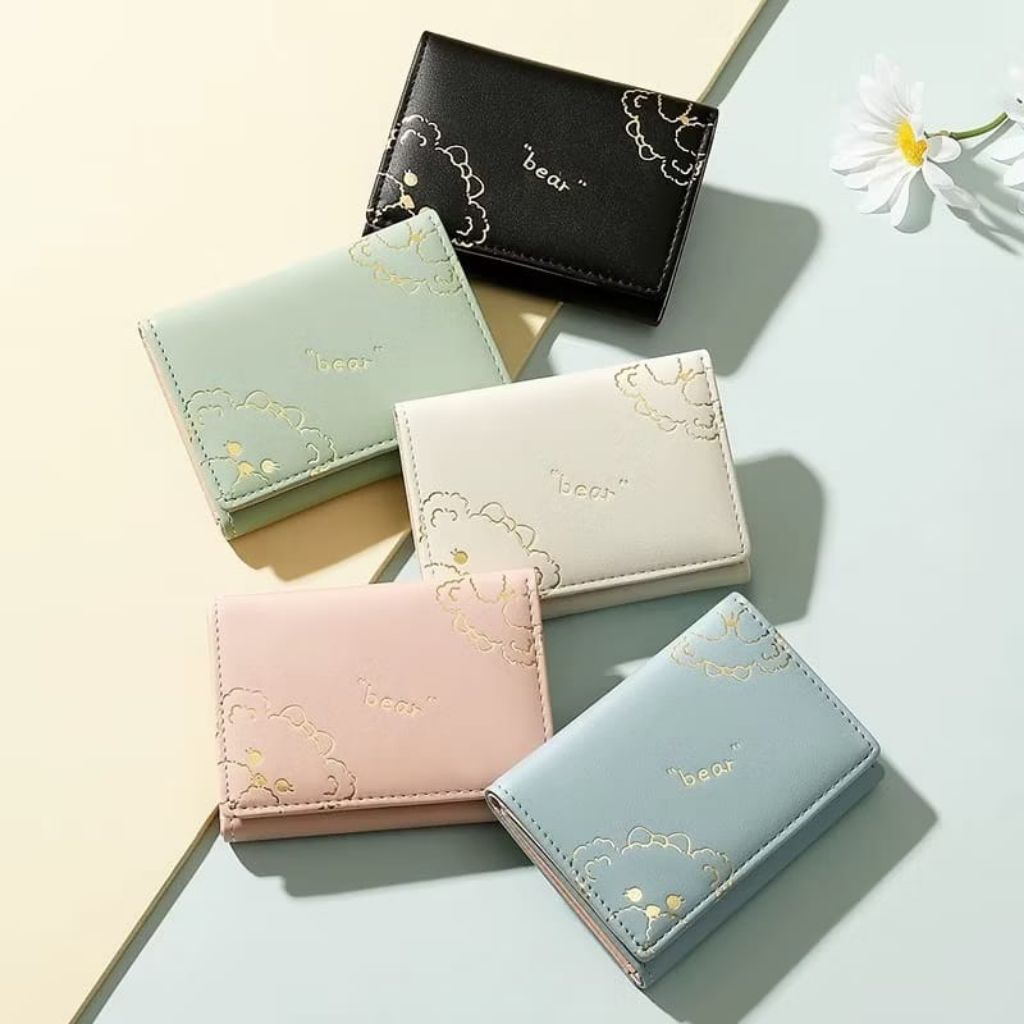 Dompet Teddy bear style Korea mini