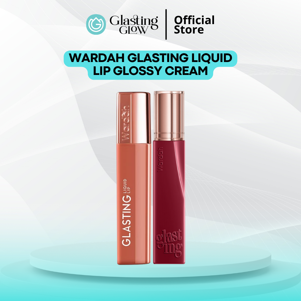 Wardah Glasting Liquid Lip Glossy Hi-Pigmented Glass Color Lip Cream