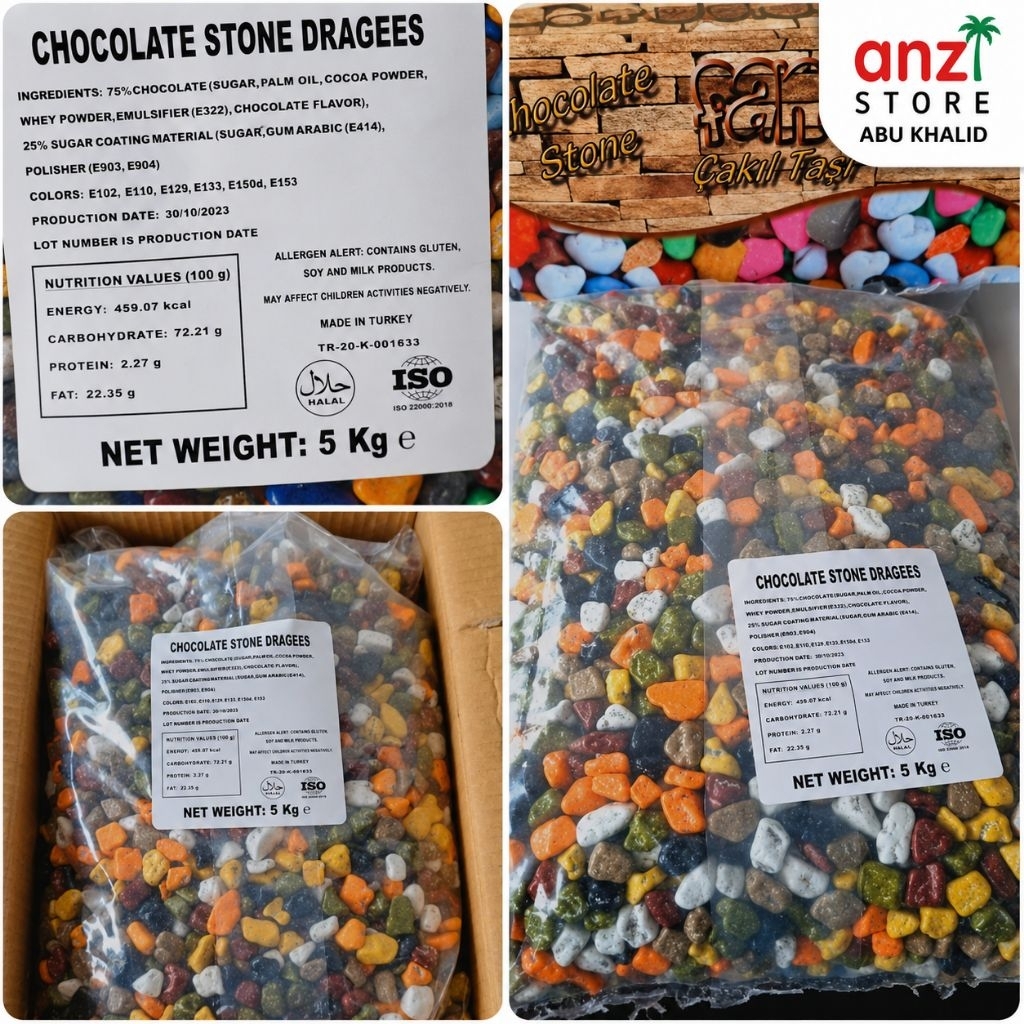 Coklat Cokelat Kerikil Turki Fanatik 5kg