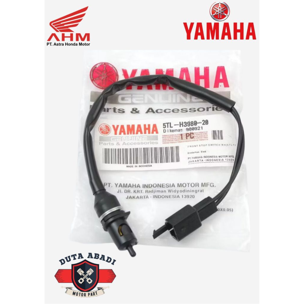 5TL-H3980-20 Switch Rem Kanan Mio Sporty, Mio Smile, Mio Soul, Mio J, Mio M3 Original YGP