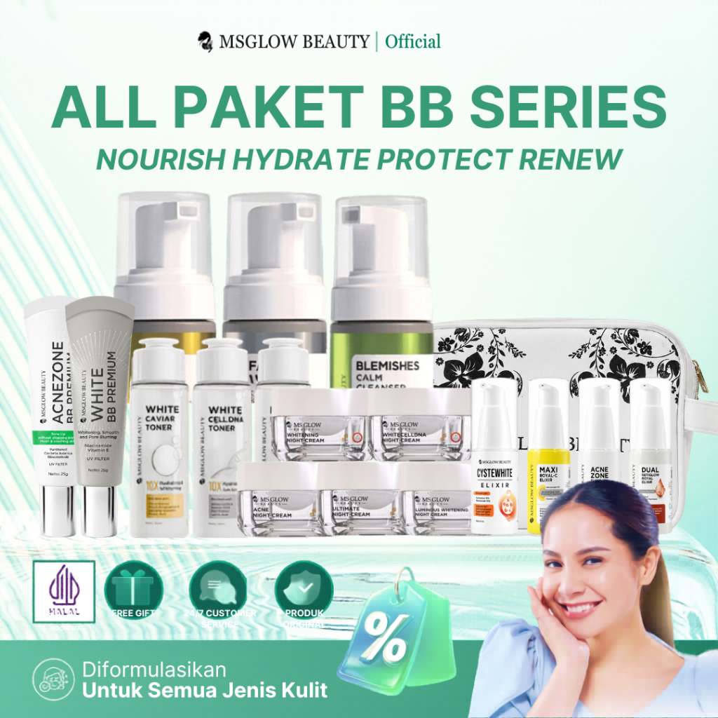 MS GLOW NEW LUMINOUS SERIES Menyamarkan Flek / Noda Hitam RESMI