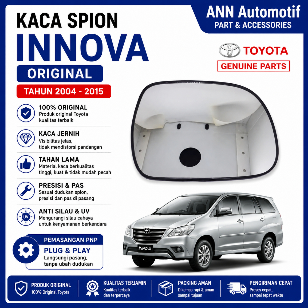 Kaca Spion Innova ORIGINAL kaca spion Kijang innova mirror innova kaca spion innova kiri atau kanan