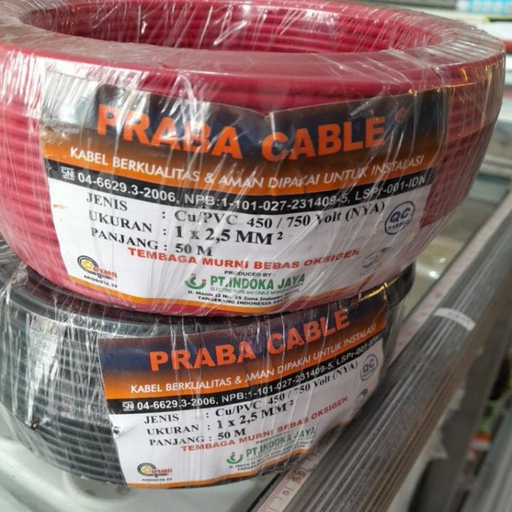 Kabel NYA 1x2,5 Praba 50M