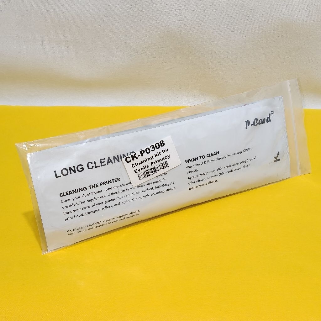 Cleaning Kit Id Card For Printer Evolis Primacy PN: CK-P0308 Original
