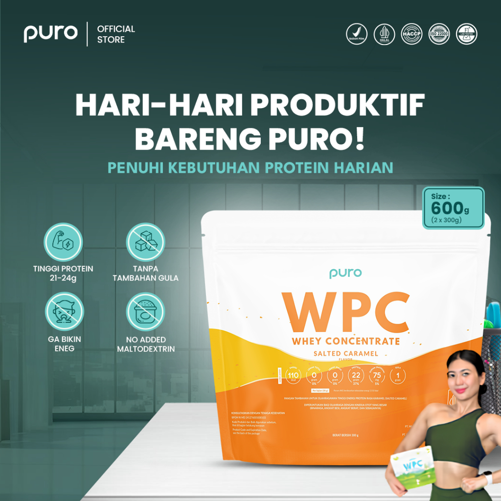 PURO WPC WPRO Whey Protein Concentrate 600gr
