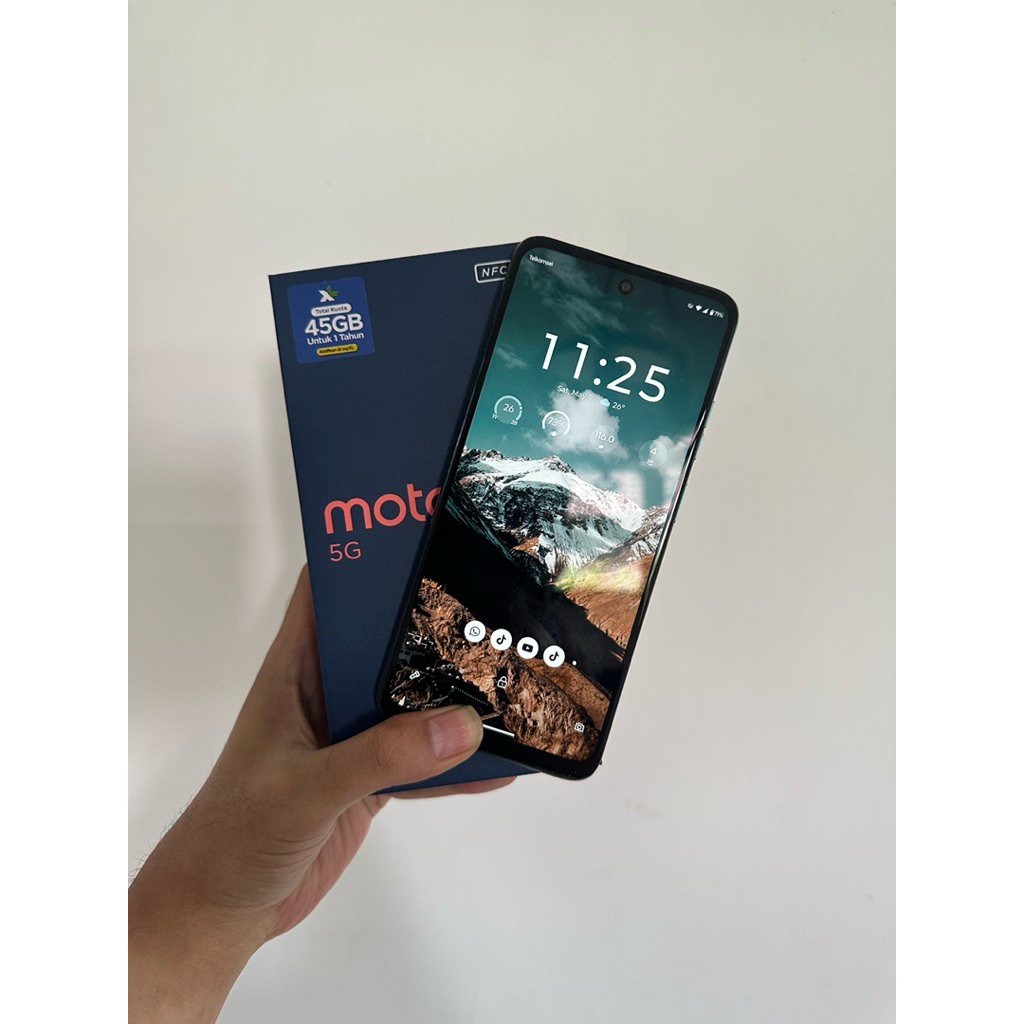 [SECOND] Motorola Moto G45 5G RAM 8GB ROM 256GB, normal, mulus, terawat
