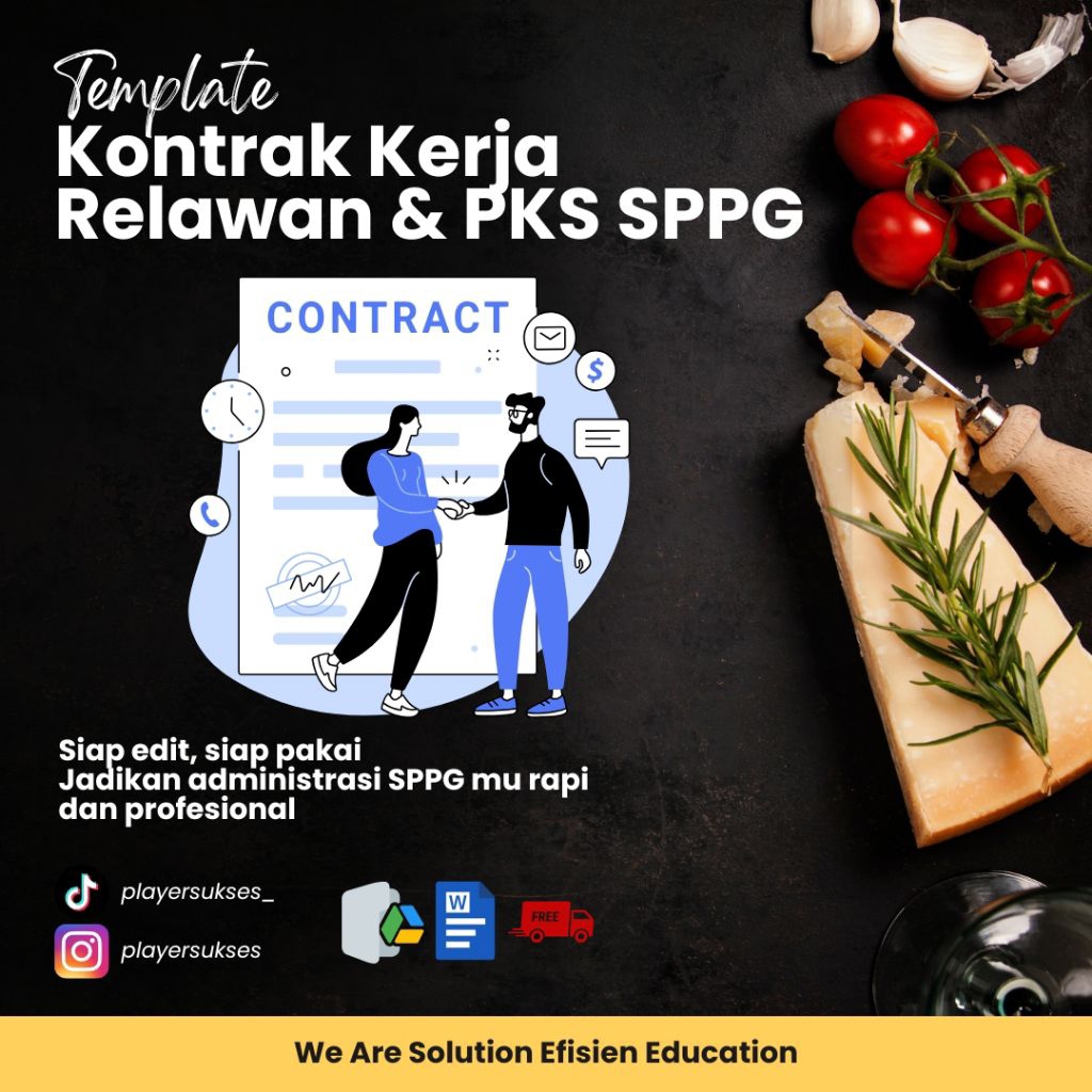 TEMPLATE KONTRAK KERJA RELAWAN SPPG MBG & PKS SPPG