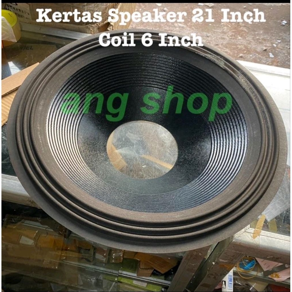 Kertas Speaker 21 Inch Coil 6 Inch Impor Daun Spiker Mic 21 In Inci Lubang 6 In Ring 3 Gelombang