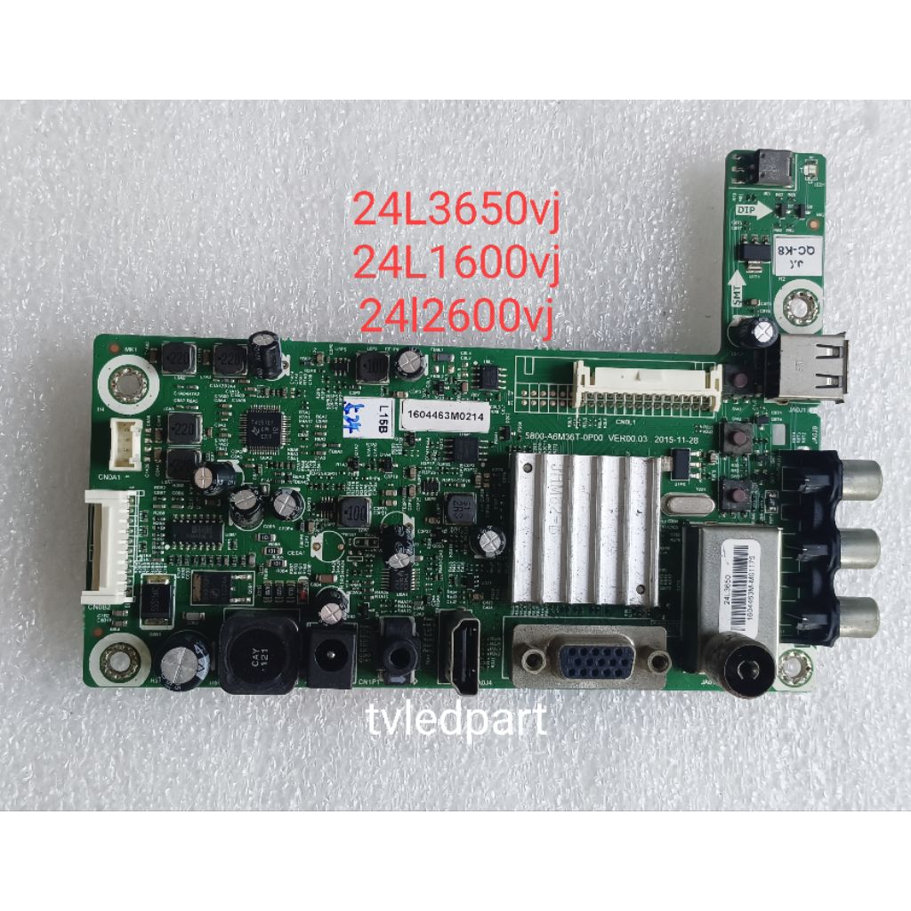mb mainboard toshiba 24l1600vj 24l2600vj 24l3650vj