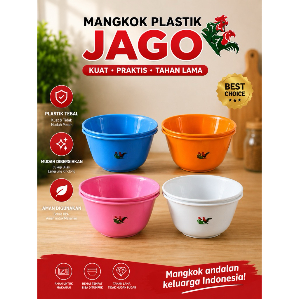 Mangkok Plastik Jago
