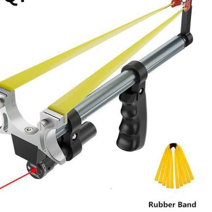 New Ketapel Teleskopik Berburu Ketapel Telescopic + Laser + Tali Karet Ori
