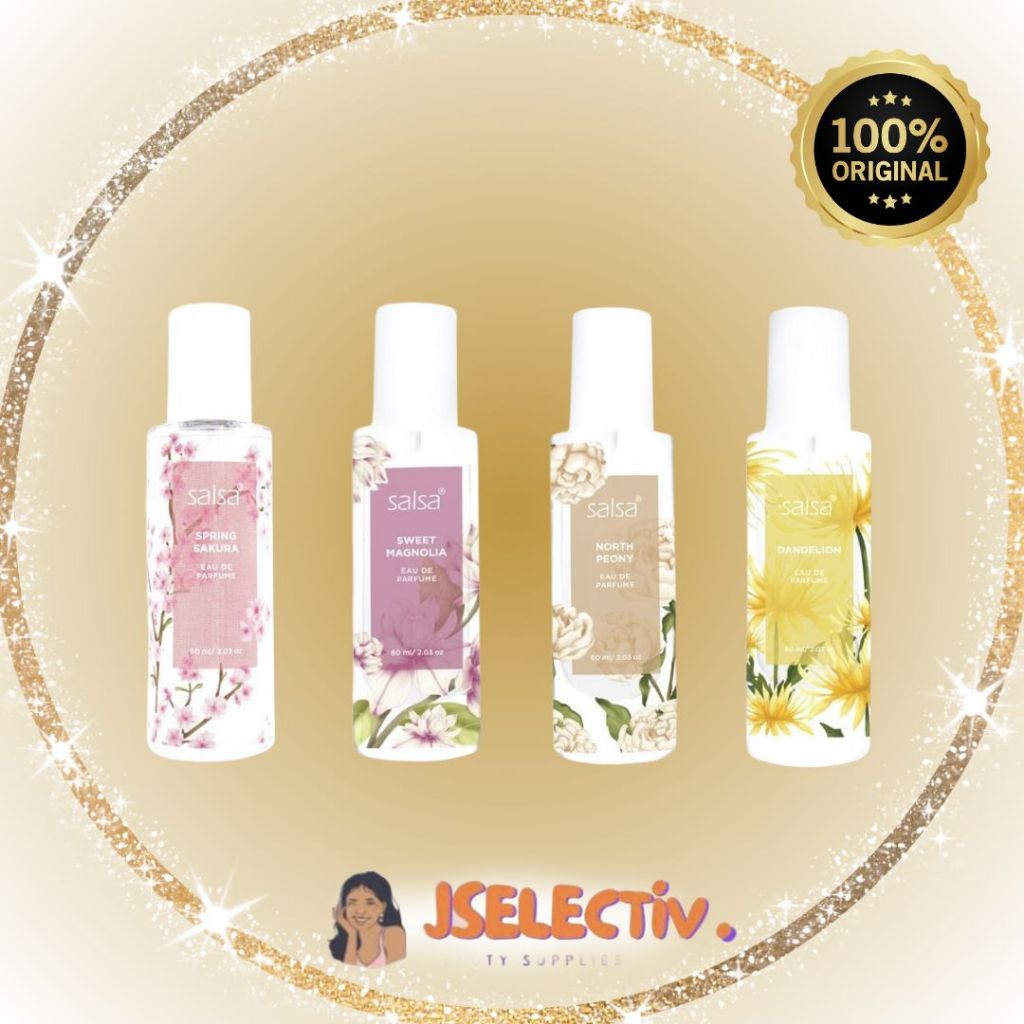 SALSA PARFUM CEWEK - LENGKAP // JSELECTIV X JHON KOSMETIK // EDT EDP SALSA - ORI️ BPOM COD