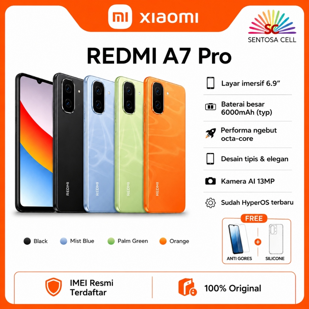HP XIAOMI REDMI A7 PRO 4/64 | 4/128 GARANSI RESMI XIAOMI INDONESIA