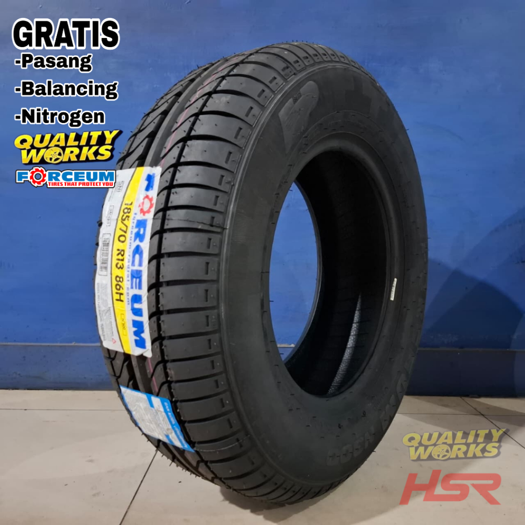 BAN MOBIL XENIA 1000 RING 13 UKURAN 185 70 R13 FORCEUM N300 BAN TUBLES