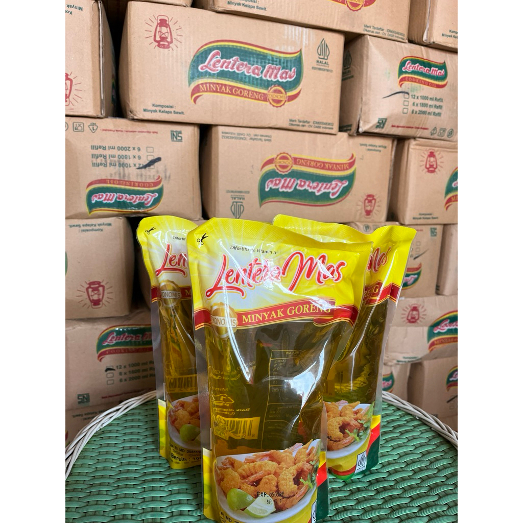 Minyak Goreng Lentera Mas 1liter Karton (12 pcs x 1liter)