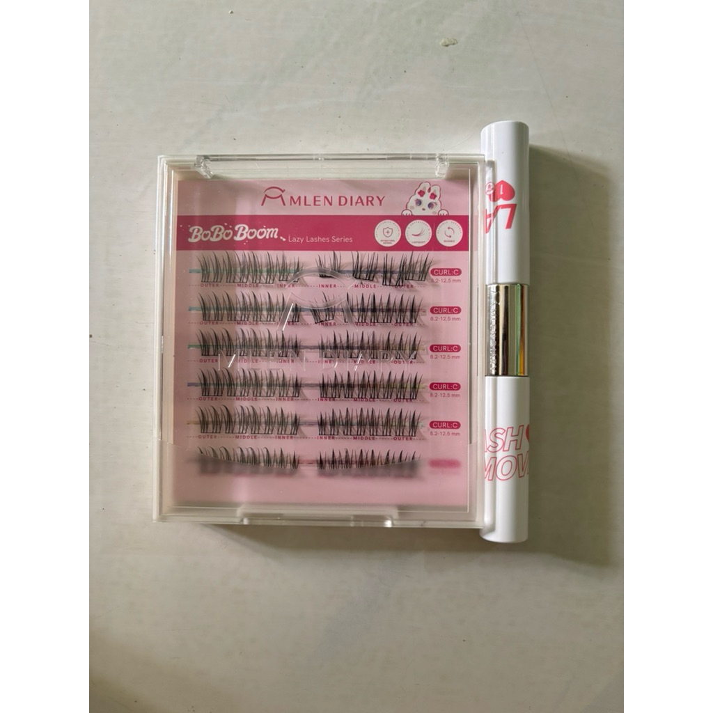 [PRELOVED] MLEN DIARY Eyelashes BoBo Boom & LashBond with Remover