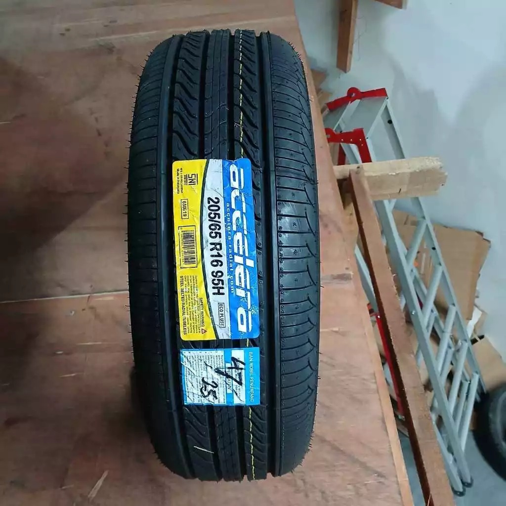Ban mobil tubles ukuran 205/65 R16 ACCELERA ECO PLUSH Ban empuk innova Ring 16