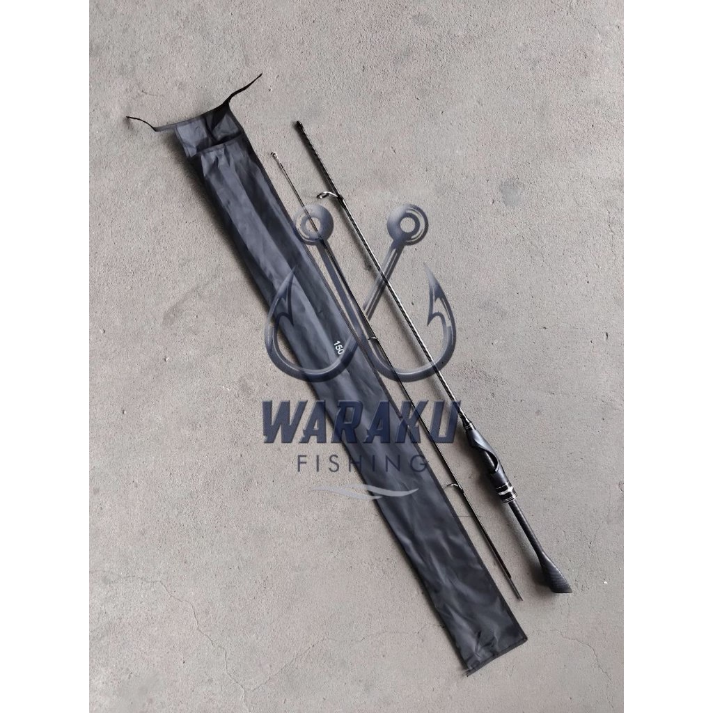 Joran Carbon PHOENIX Udang Carbon 150cm Lentur Bahan Solid Carbon | Free Packing Pipa Kone