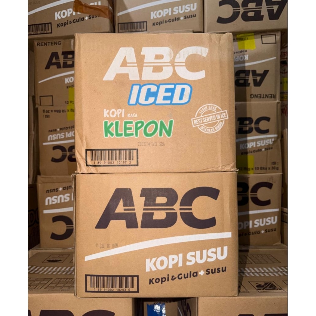 KOPI ABC SUSU & ABC KLEPON 1 DUS TERMURAH