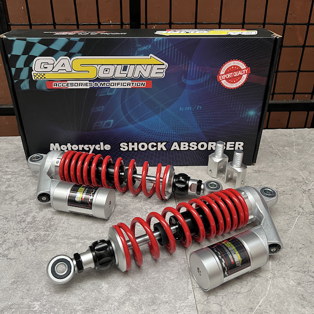 Shock Tabung Universal Bebek Matic Gasoline D+ 280mm 320mm 340mm Plus Anting Bawah