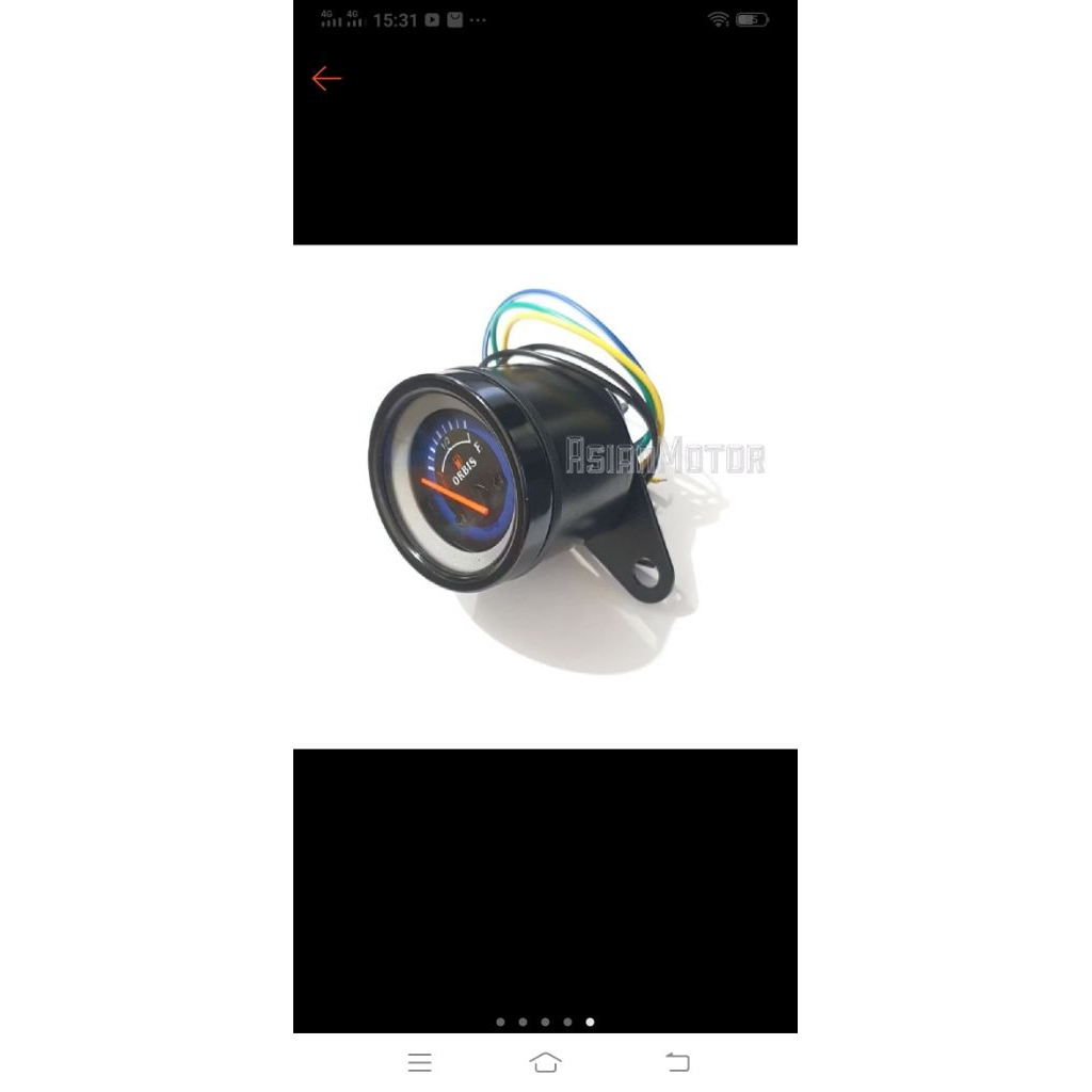 indikator bensin analog led