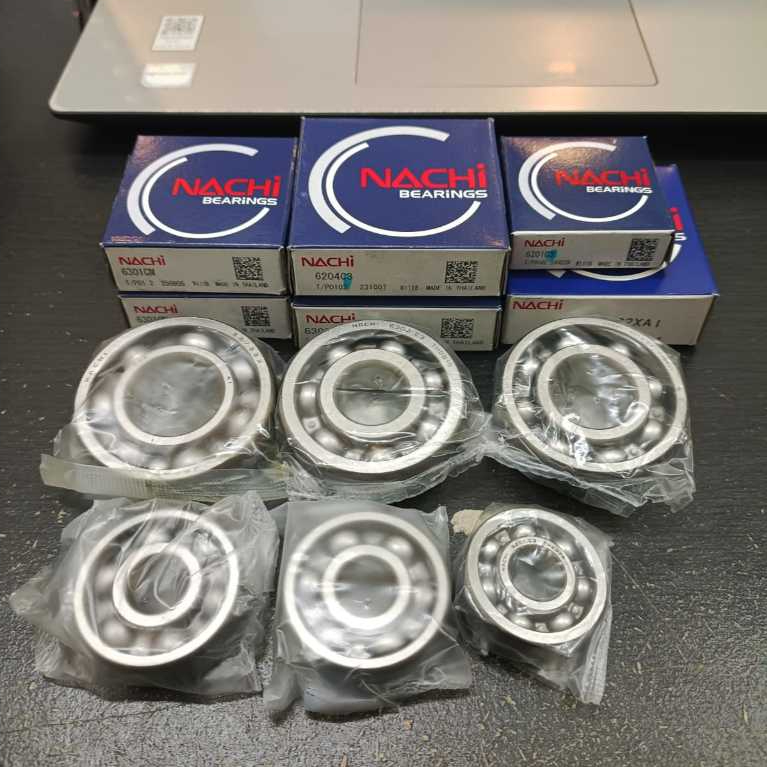 BEARING LAHER GEAR BOX RASIO MIO M3 MIO Z MIO S SOUL GT FINO 125 XRIDE 125 GEAR 125 NACHI ORIGINAL