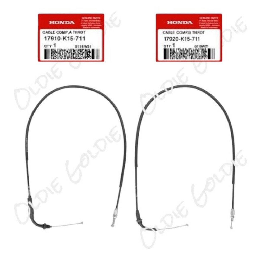 17910-K15-711 17920-K15-711 Kabel Gas Atas Bawah CB 150 R LED 2021 K15P