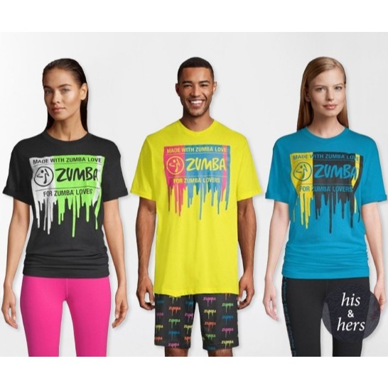 KAOS ZUMBA WEAR ORIGINAL 100% KAOS OLAHRAGA KAOS LARI KAOS JOGING KAOS SENAM KAOS GYM KAOS FITNESS