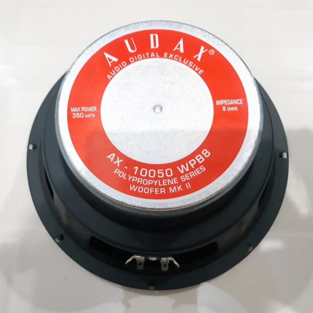 Original AUDAX 10050 SPEAKER 10 INCH WOOFER AUDAX AX 10050 WPB8 350w SPIKER 350 WATT ASLI