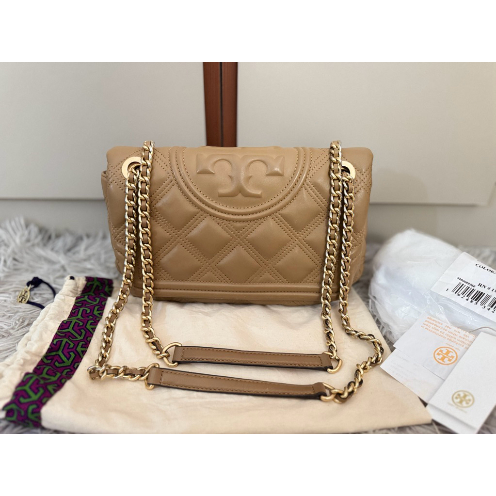 Preloved Tory Burch Soft Fleming Tiramissu