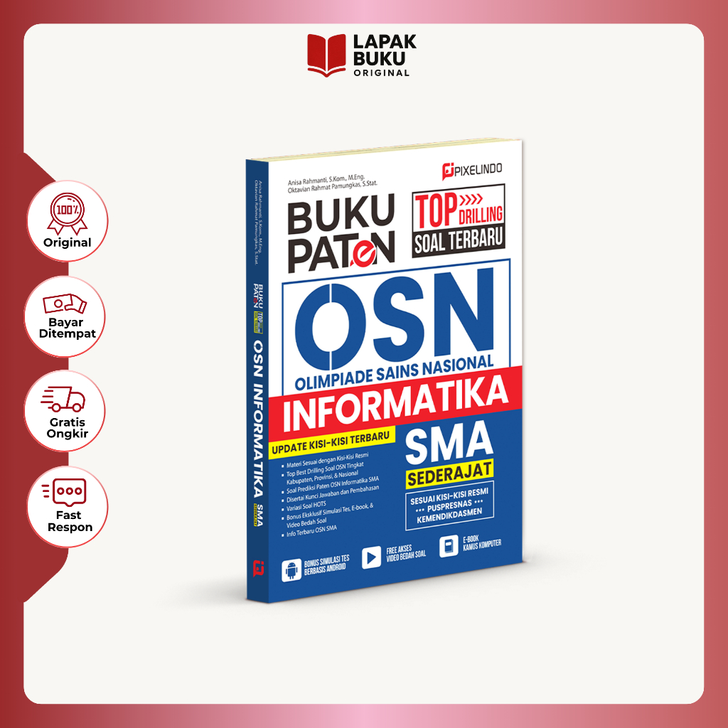 Buku Paten Olimpiade Sains Nasional (OSN) Informatika SMA/MA - Pixelindo