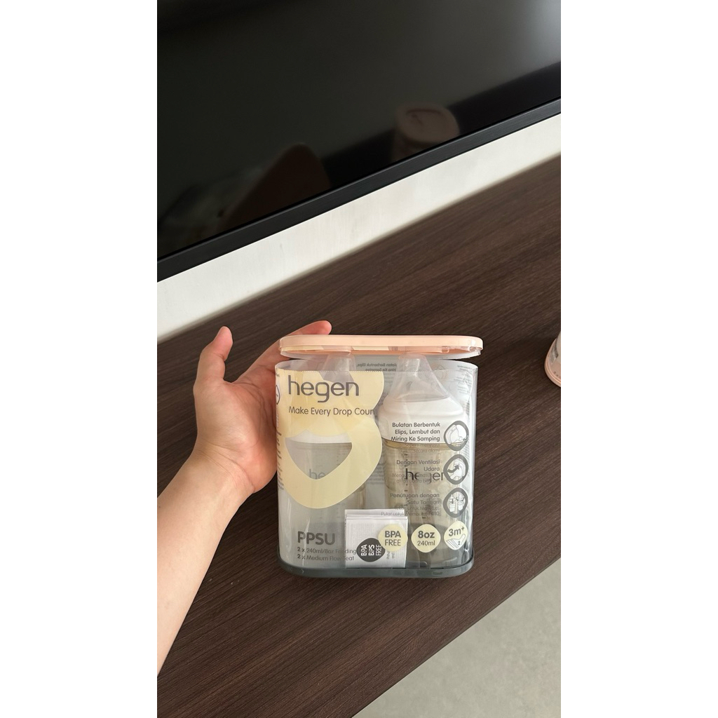 Preloved Hegen PCTO Feeding Bottle PPSU 240 ml (2Pk) - Set Botol Susu Anak Bayi