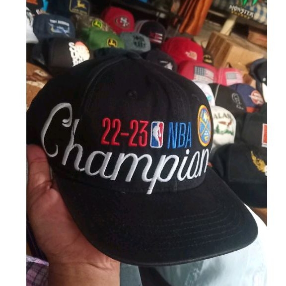 Topi NBA denver nuggets snapback fitted new era