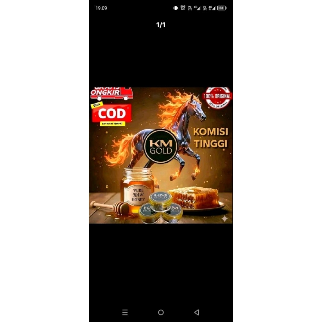 KM GOLD ORIGINAL isi 2 kapsul