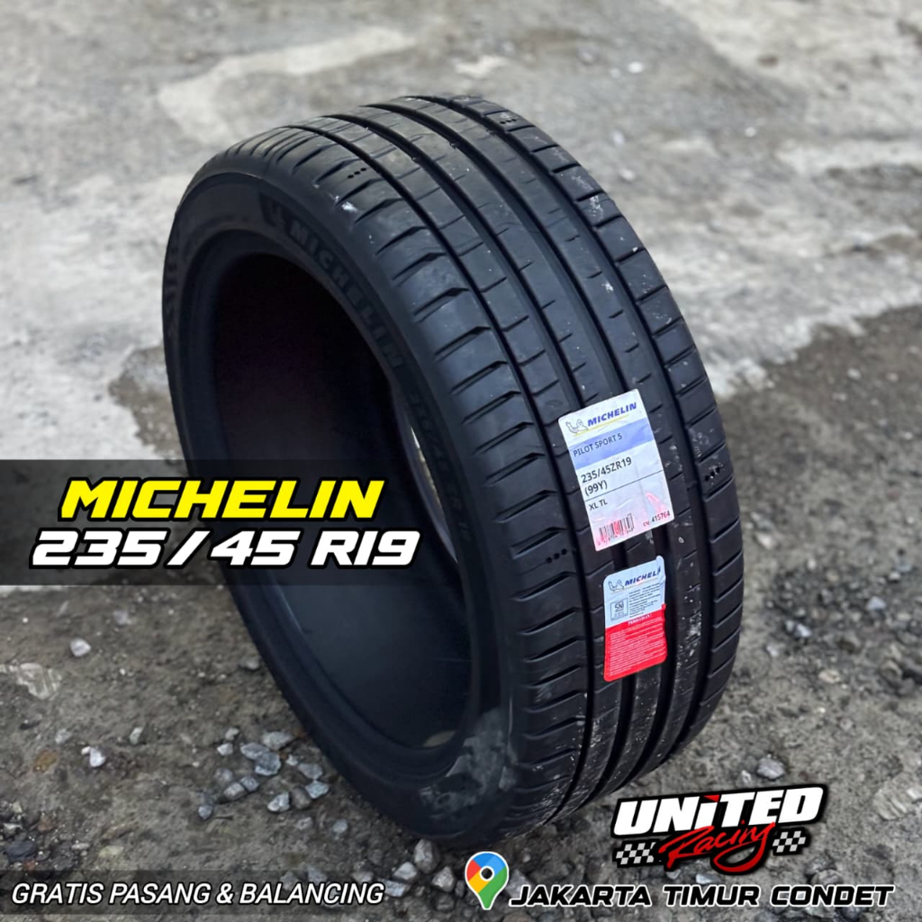 Ban Mobil Import Ring 19 Michelin Pilot Sport 5 Ukuran 235 45 R19 (99Y) Ban Innova HRV Civic