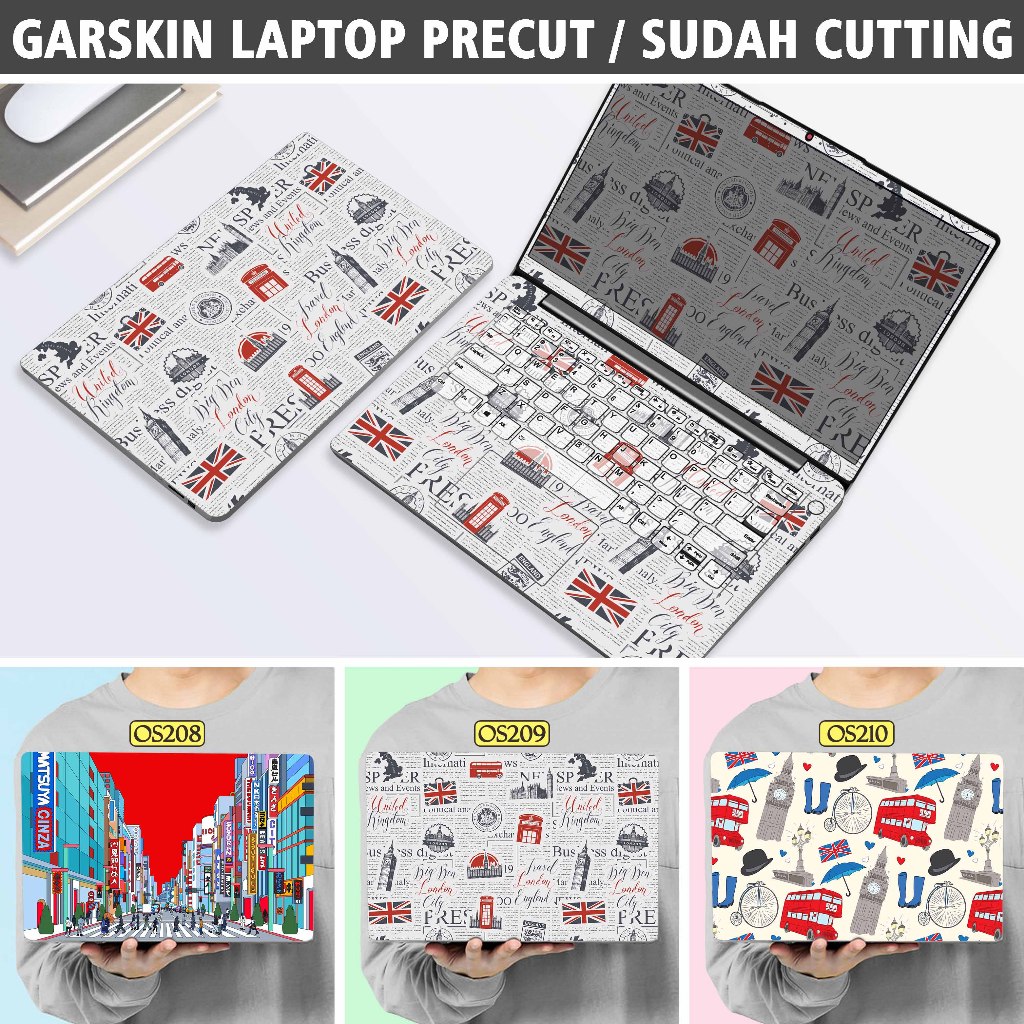 Precut Garskin Sticker Laptop Protector Kompatibel dengan MSI Notebook Fullbody Bottom Bezel Palmres