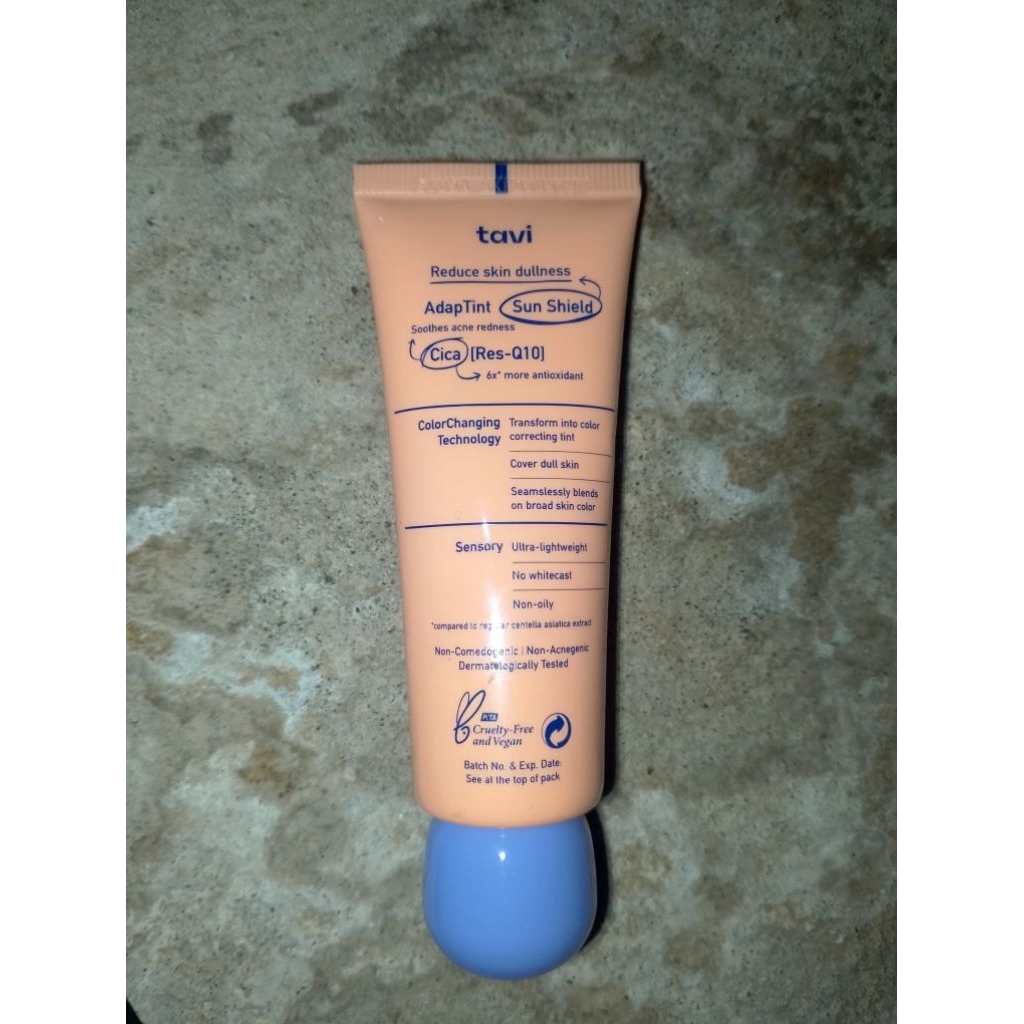 prelove tinted sunscreen, tinted sunscreen tavi, adaptint tavi
