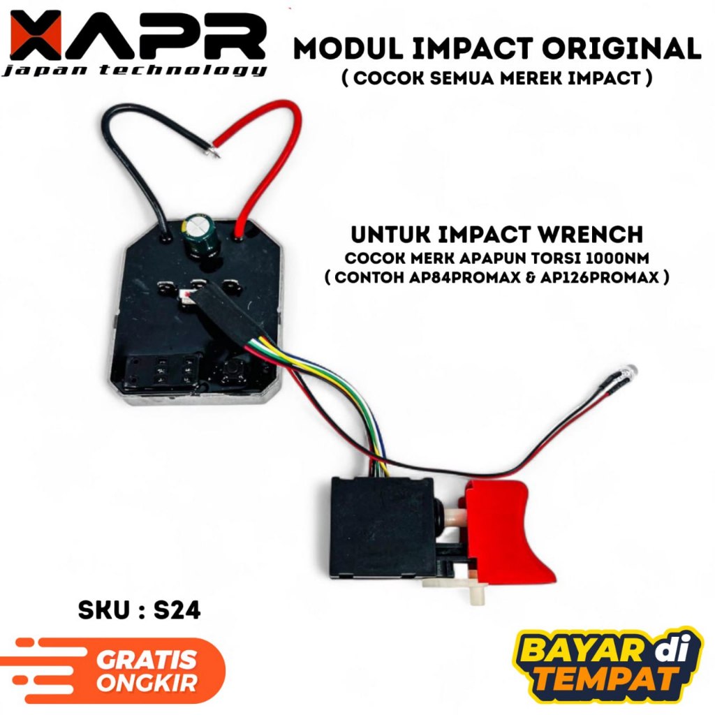 APR JAPAN S24 MODUL IMPACT TORSI 1000NM-1500NM SPARE PART BAWAAN MESIN IMPACT APR