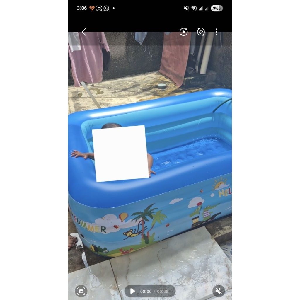 Preloved Kolam Renang Anak ukuran 180 cm