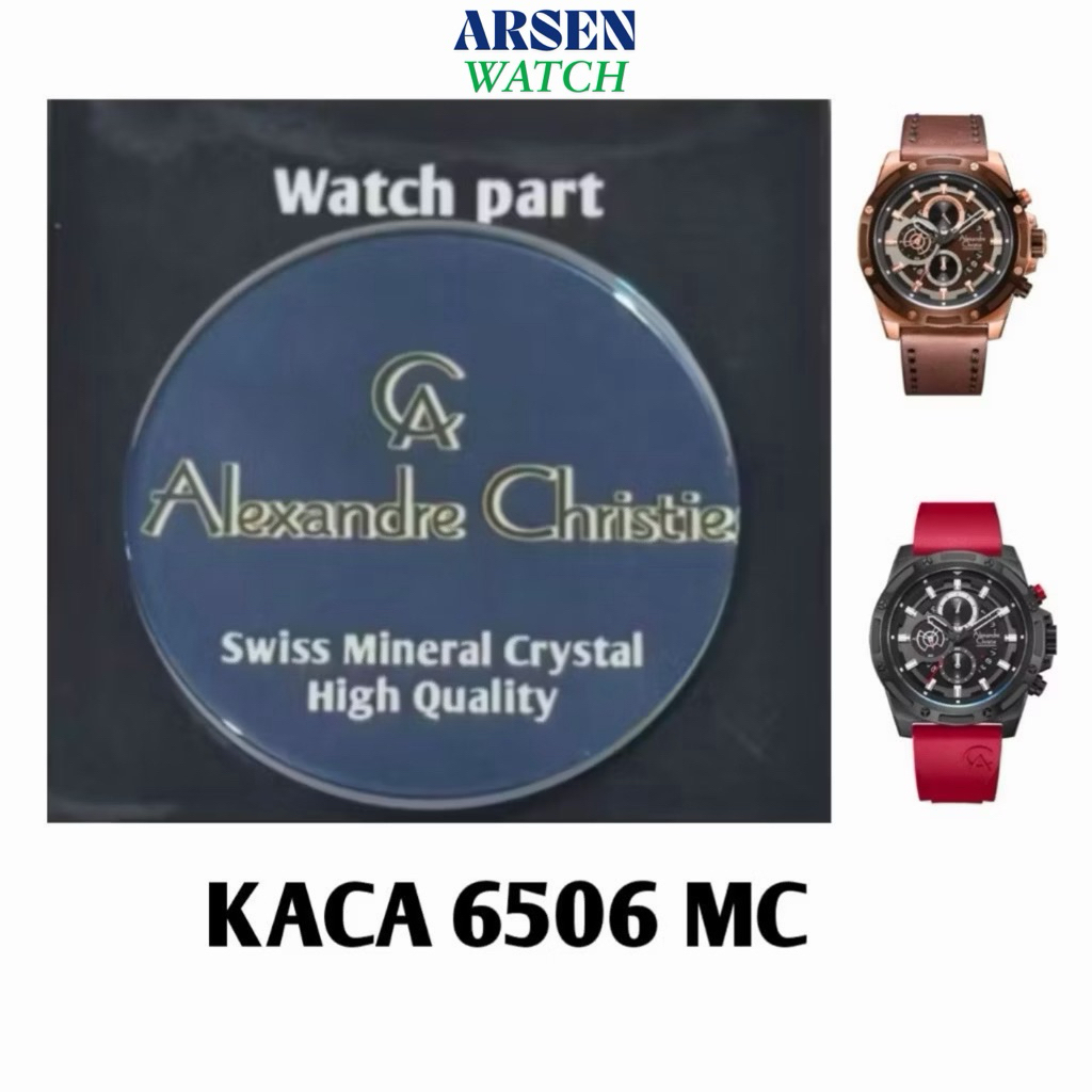 (ORIGINAL) KACA JAM ALEXANDRE CHRISTIE 6506MC PRIA / KACA JAM AC 6506MC / KACA AC 6506 PRIA