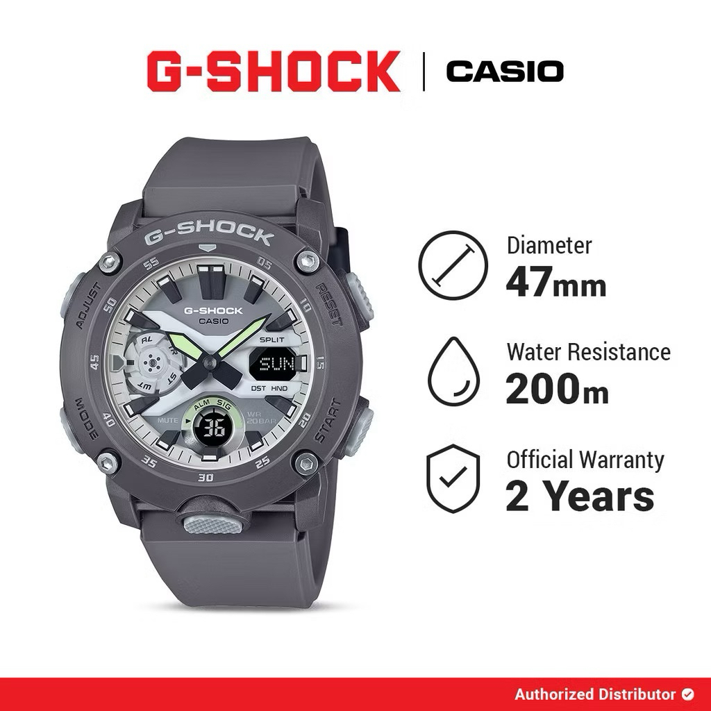 JAM TANGAN G SHOCK GA-2100RL-1ADR ORIGINAL