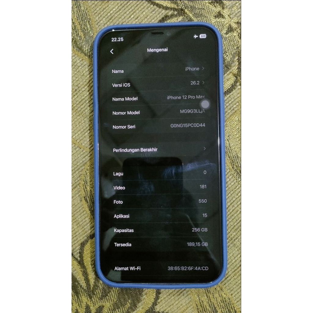 Iphone 12 Pro max 256 Gb Beacukai