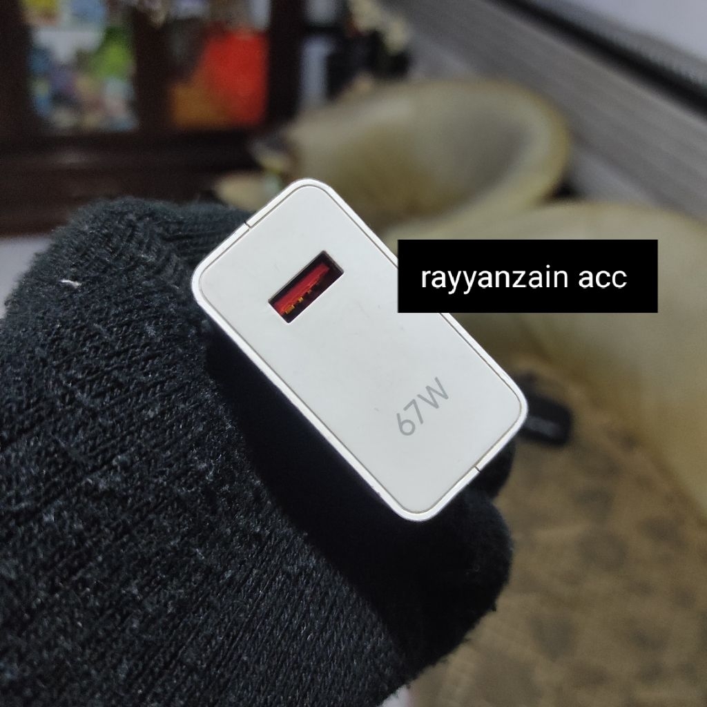 Adaptor Xiaomi Black Shark 67 Watt original copotan bawaan hp ( second bekas pakai )